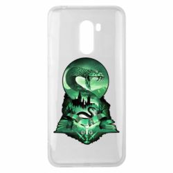 Чохол для Xiaomi Pocophone F1 Slytherin collage - PrintSalon