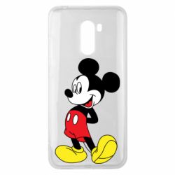 Чехол для Xiaomi Pocophone F1 Smiling Mickey - PrintSalon