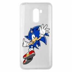 Чехол для Xiaomi Pocophone F1 Sonic and the jump - PrintSalon