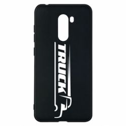 Чехол для Xiaomi Pocophone F1 Truck simple art - PrintSalon