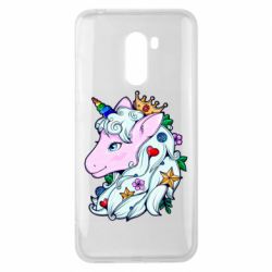 Чехол для Xiaomi Pocophone F1 Unicorn Princess - PrintSalon