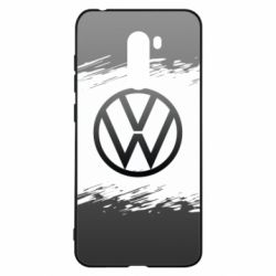 Чохол для Xiaomi Pocophone F1 Volkswagen logo and grunge - PrintSalon