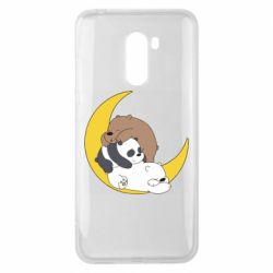 Чехол для Xiaomi Pocophone F1 We bare bears sleep - PrintSalon