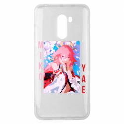 Чехол для Xiaomi Pocophone F1 Yae Miko art - PrintSalon