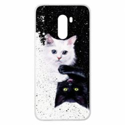 Чехол для Xiaomi Pocophone F1 Yin and Yang cats - PrintSalon
