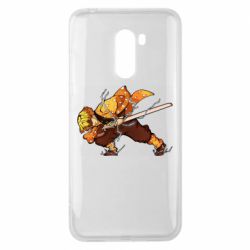 Чехол для Xiaomi Pocophone F1 Zenitsu Demon Slayer - PrintSalon