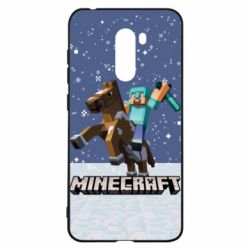 Чохол для Xiaomi Pocophone F1 Зимовий Майнкрафт - PrintSalon