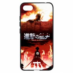 Чехол для Xiaomi Redmi 6A Attack of the Titans - PrintSalon