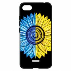 Чехол для Xiaomi Redmi 6A Большой подсолнух Украина