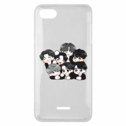 Чохол для Xiaomi Redmi 6A BTS Cute Art - PrintSalon