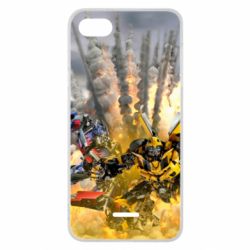 Чохол для Xiaomi Redmi 6A Bumblebee and Optimus Prime - PrintSalon