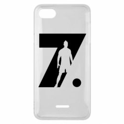 Чехол для Xiaomi Redmi 6A Cristiano Ronaldo Silhouette Art - PrintSalon