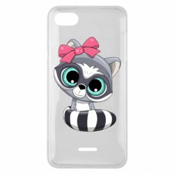 Чехол для Xiaomi Redmi 6A Cute raccoon - PrintSalon