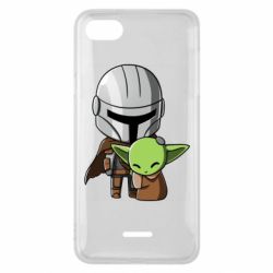 Чехол для Xiaomi Redmi 6A Din Djarin And The Child - PrintSalon