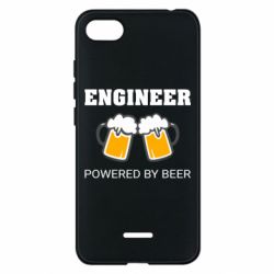 Чехол для Xiaomi Redmi 6A Engineer Powered By Beer - PrintSalon