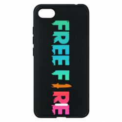 Чехол для Xiaomi Redmi 6A Free fire gradient logo