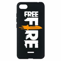 Чехол для Xiaomi Redmi 6A Free Fire vertical logo