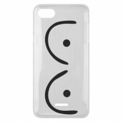 Чехол для Xiaomi Redmi 6A Funny tits - PrintSalon