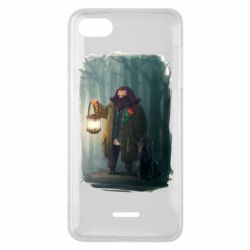 Чехол для Xiaomi Redmi 6A Хагрид в лесу - PrintSalon