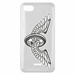 Чехол для Xiaomi Redmi 6A Колесо и крылья - PrintSalon