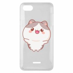 Чехол для Xiaomi Redmi 6A Котик обнимает тебя - PrintSalon