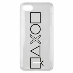 Чехол для Xiaomi Redmi 6A Квадрат круг икс треугольник квадрат