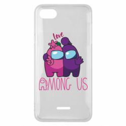 Чехол для Xiaomi Redmi 6A Love is Among Us
