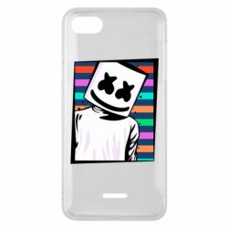 Чехол для Xiaomi Redmi 6A Marshmello Colorful Portrait - PrintSalon