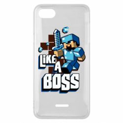 Чехол для Xiaomi Redmi 6A Minecraft Like a Boss