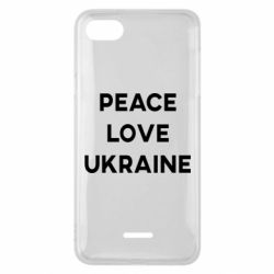 Чехол для Xiaomi Redmi 6A Мир, любовь, Украина - PrintSalon