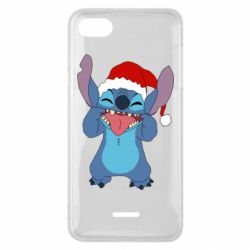 Чехол для Xiaomi Redmi 6A Новогодний Стич - PrintSalon