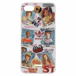 Чехол для Xiaomi Redmi 6A Очень странные дела. Стикеры - PrintSalon