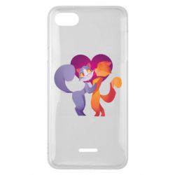 Чохол для Xiaomi Redmi 6A Парочка. Котики - PrintSalon