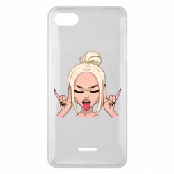 Чехол для Xiaomi Redmi 6A Punk Girl - PrintSalon