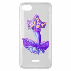 Чехол для Xiaomi Redmi 6A Purple Mermaid Barbie - PrintSalon