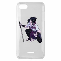 Чехол для Xiaomi Redmi 6A Sasuke with katana - PrintSalon