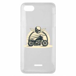 Чехол для Xiaomi Redmi 6A Skull and Bike - PrintSalon