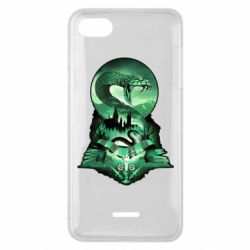 Чохол для Xiaomi Redmi 6A Slytherin collage - PrintSalon