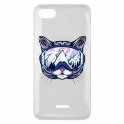 Чехол для Xiaomi Redmi 6A Snowboard Cat - PrintSalon