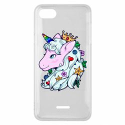 Чехол для Xiaomi Redmi 6A Unicorn Princess - PrintSalon