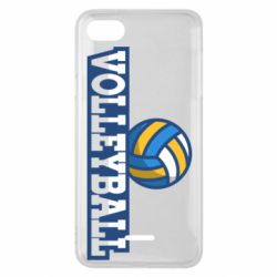 Чехол для Xiaomi Redmi 6A Volleyball text and ball - PrintSalon