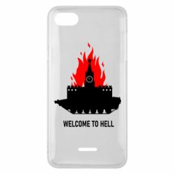 Чехол для Xiaomi Redmi 6A Welcome to Hell - PrintSalon