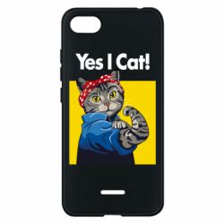 Чехол для Xiaomi Redmi 6A Yes I Cat - PrintSalon