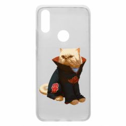 Чехол для Xiaomi Redmi 7 Akatsuki angry cat - PrintSalon
