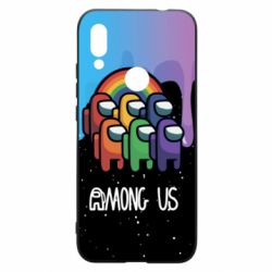 Чехол для Xiaomi Redmi 7 Among Us art paints - PrintSalon