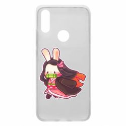 Чехол для Xiaomi Redmi 7 Chibi Bunny Kamado Nezuko