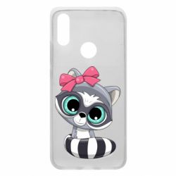 Чехол для Xiaomi Redmi 7 Cute raccoon - PrintSalon