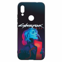 Чохол для Xiaomi Redmi 7 Cyberpunk Girl Portrait - PrintSalon