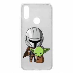 Чехол для Xiaomi Redmi 7 Din Djarin And The Child - PrintSalon