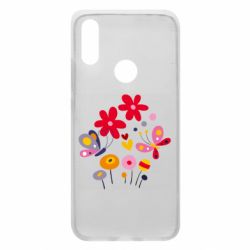 Чехол для Xiaomi Redmi 7 Flowers and Butterflies - PrintSalon